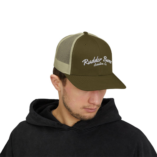 Rudder Bums Aviation Co. Snapback Trucker Cap
