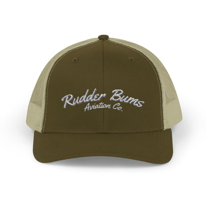 Rudder Bums Aviation Co. Snapback Trucker Cap